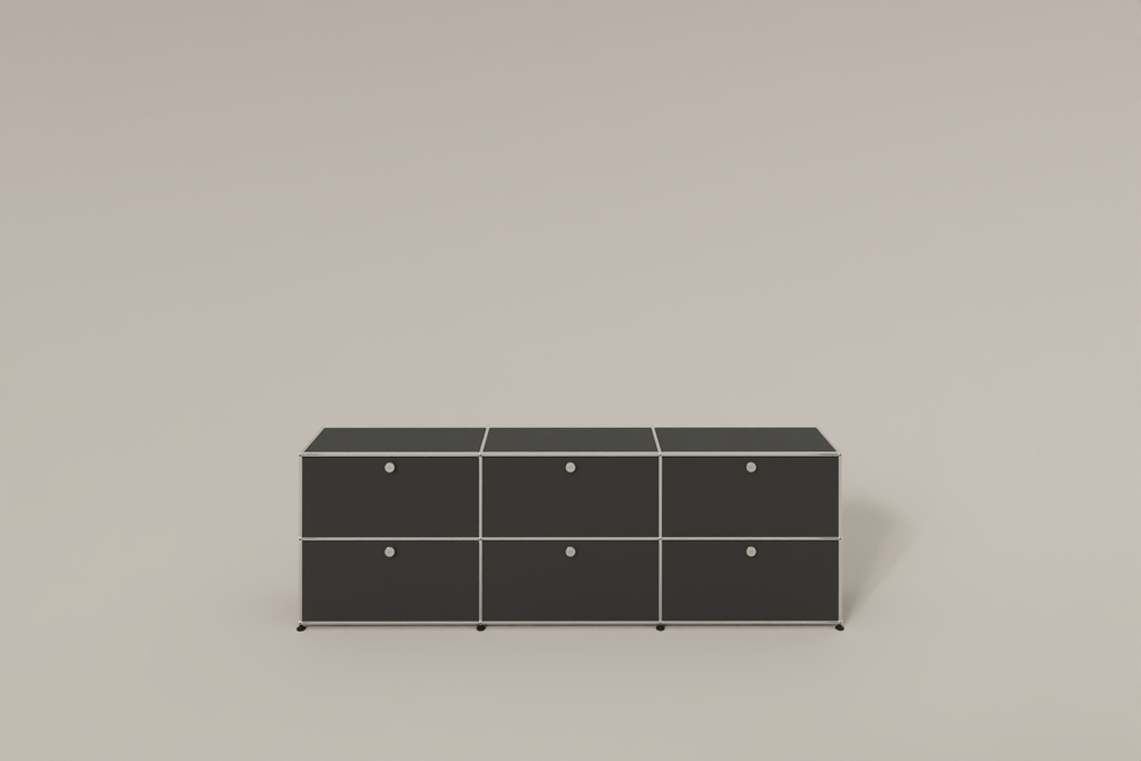 USM Haller Sideboard, mit 6 Klapptüren, von Paul Schärer & Fritz Haller Produktbild
