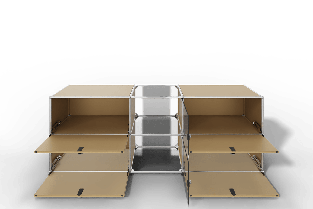USM Haller Sideboard mit Vitrinen-Element Produktbild