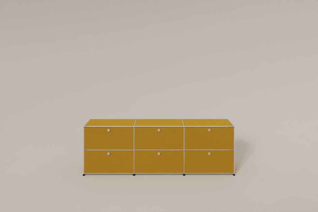 USM Haller Sideboard, mit 6 Klapptüren, von Paul Schärer & Fritz Haller Produktbild