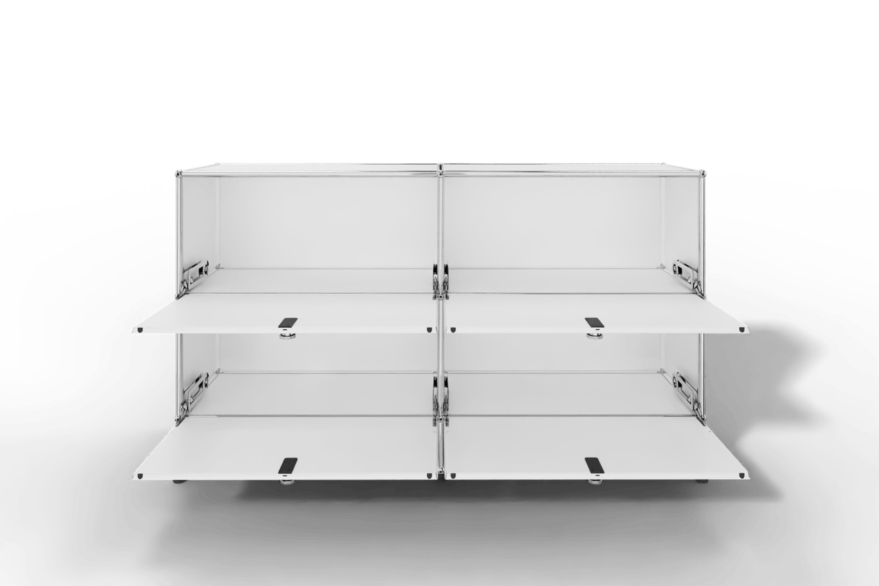 USM Haller Sideboard, mit 4 Klapptüren und Sockel von Paul Schärer & Fritz Haller Produktbild