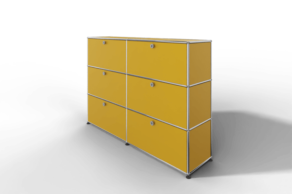 USM Haller Highboard, mit 6 Klapptüren, von Paul Schärer & Fritz Haller Produktbild