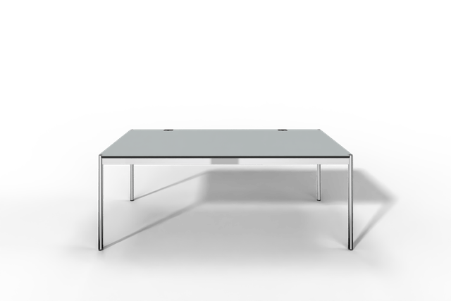 USM Haller Tisch Plus,Tiefe 1000 mm, Oberfläche Linoleum