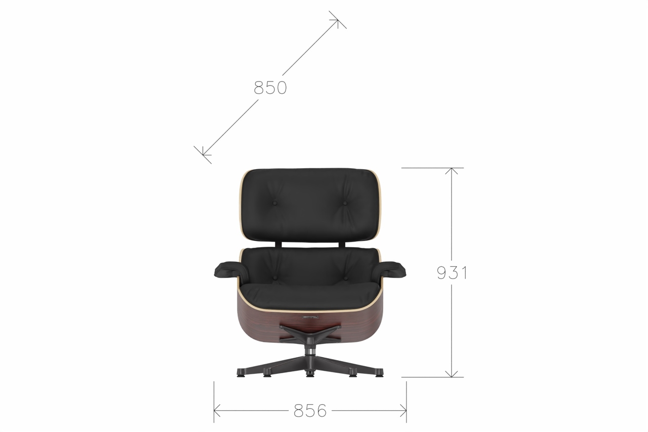 Vitra Eames Lounge Chair XL & Ottoman - Ausstellungsstück Produktbild
