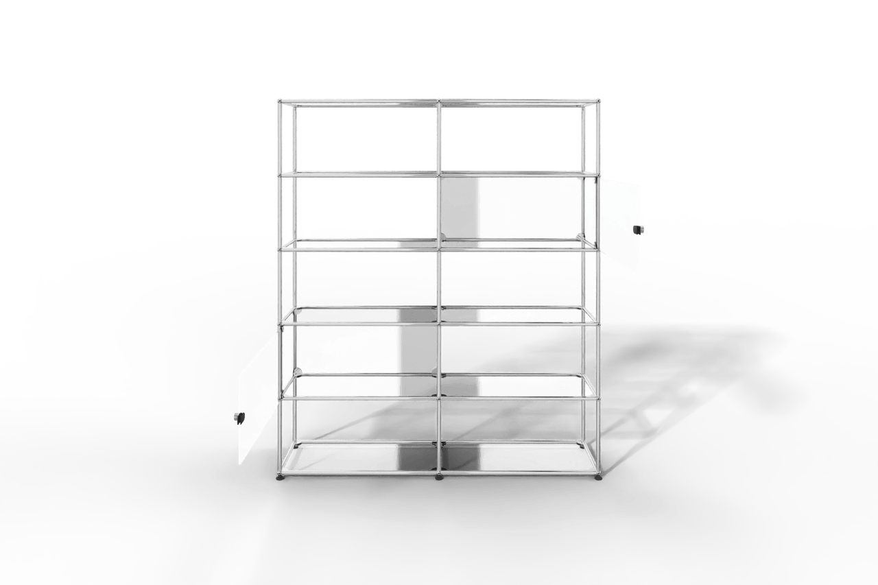 USM Haller Glasvitrine mit 2 Glastüren Produktbild