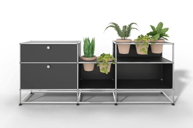 USM Haller Sideboard mit Pflanzeneinlage