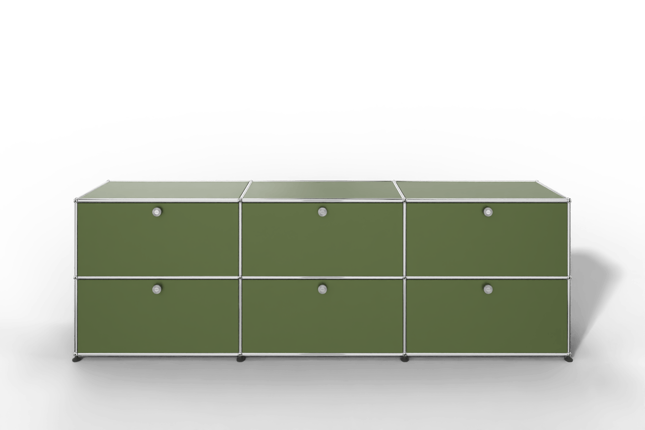 USM Haller Sideboard, mit 6 Klapptüren, von Paul Schärer & Fritz Haller Produktbild