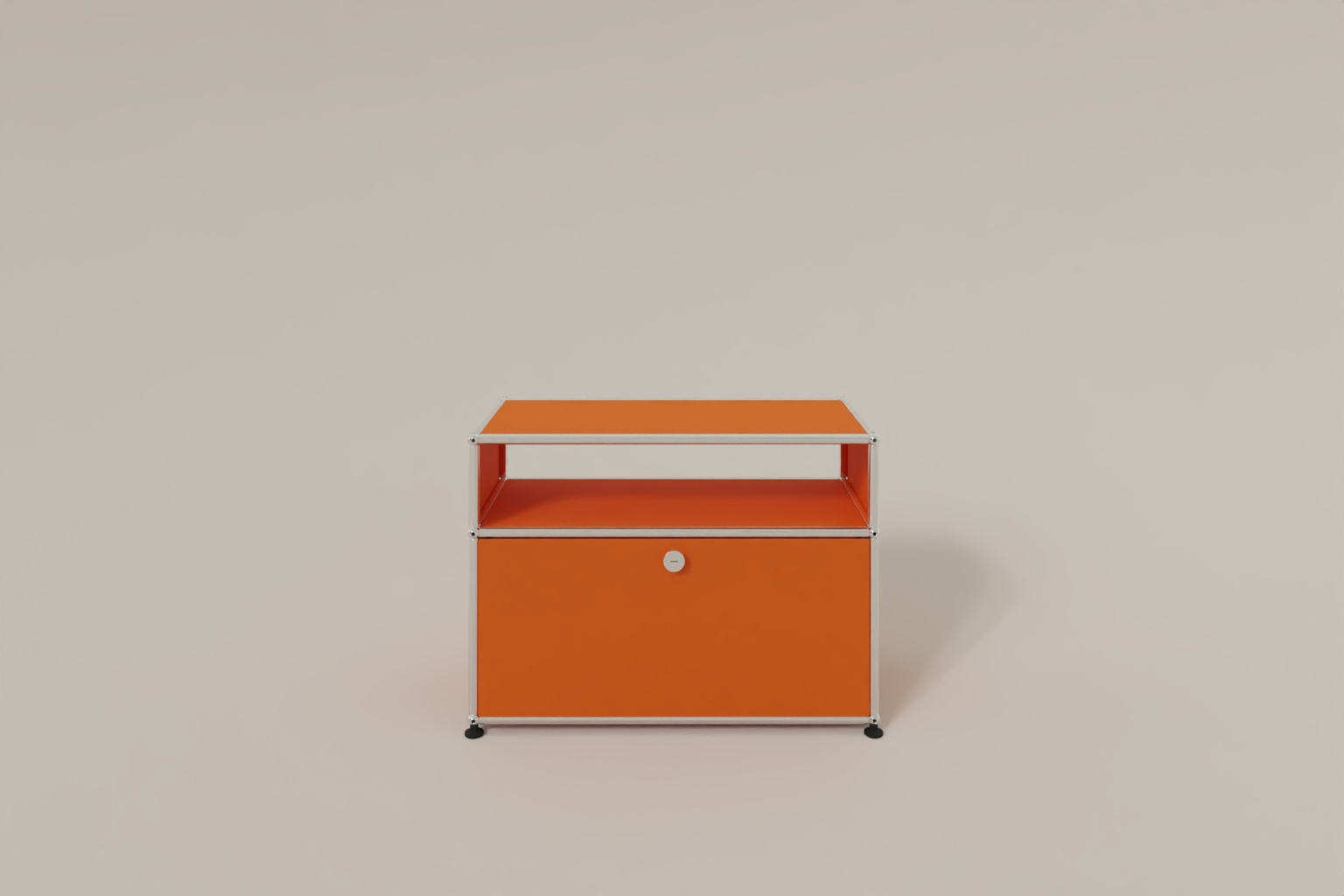 USM Haller TV-Lowboard klein mit einem offenen Fach Produktbild