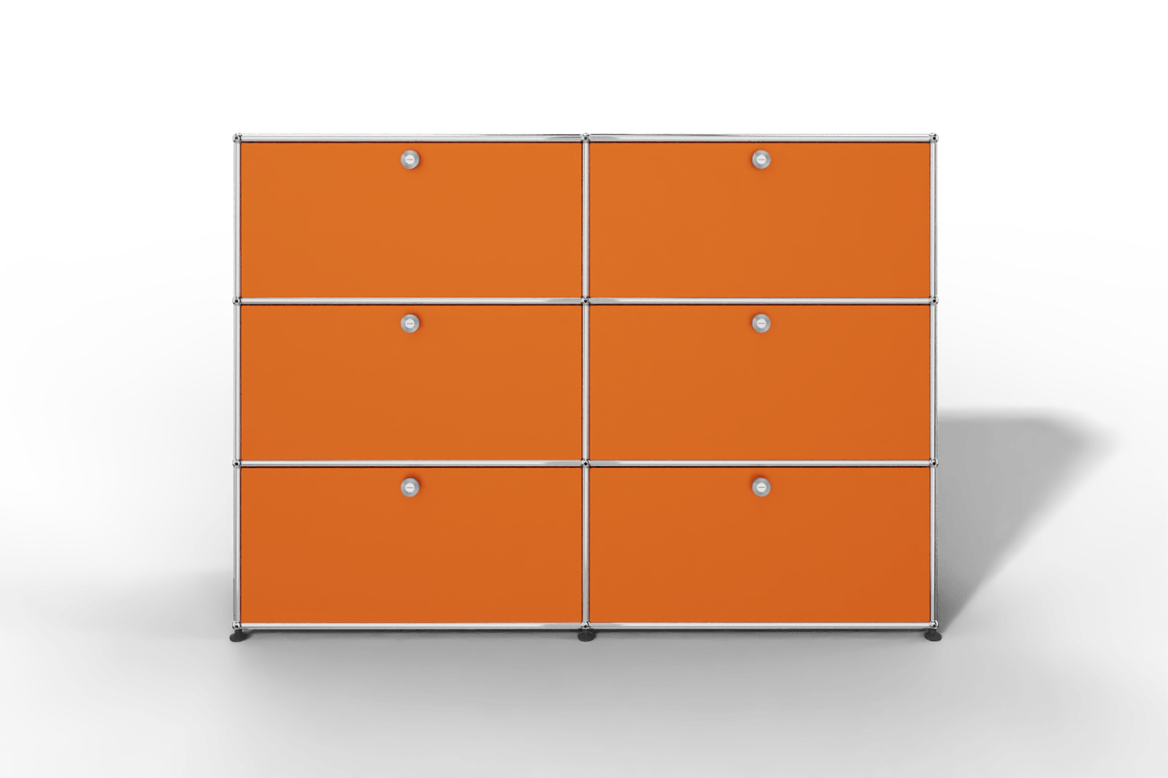 USM Haller Highboard, mit 6 Klapptüren, von Paul Schärer & Fritz Haller Produktbild