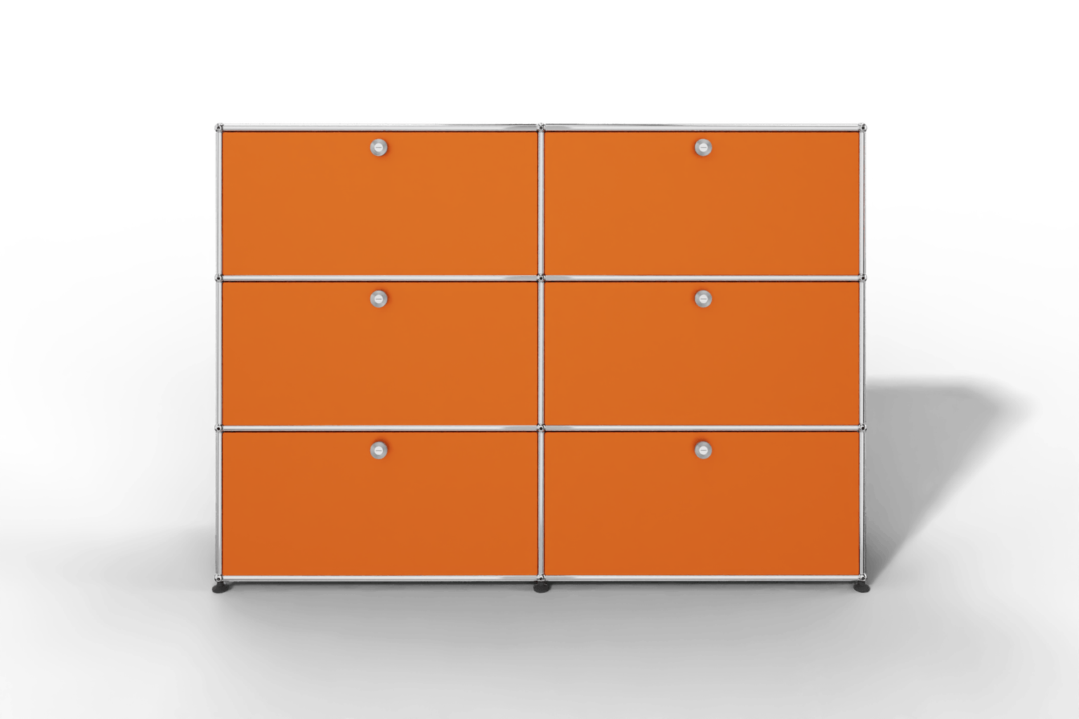 USM Haller Highboard, mit 6 Klapptüren, von Paul Schärer & Fritz Haller Produktbild