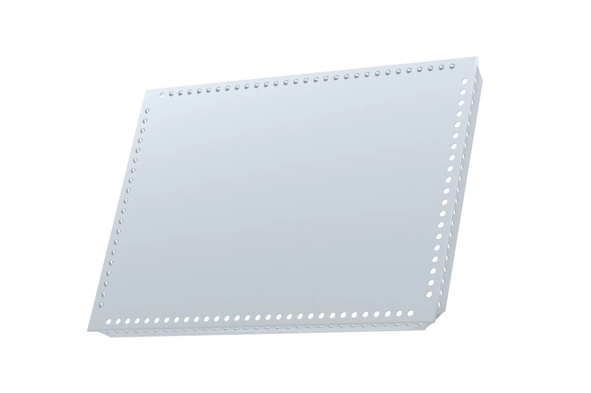 USM Haller Tablar Gelocht Mattsilber 250x350 Produktbild