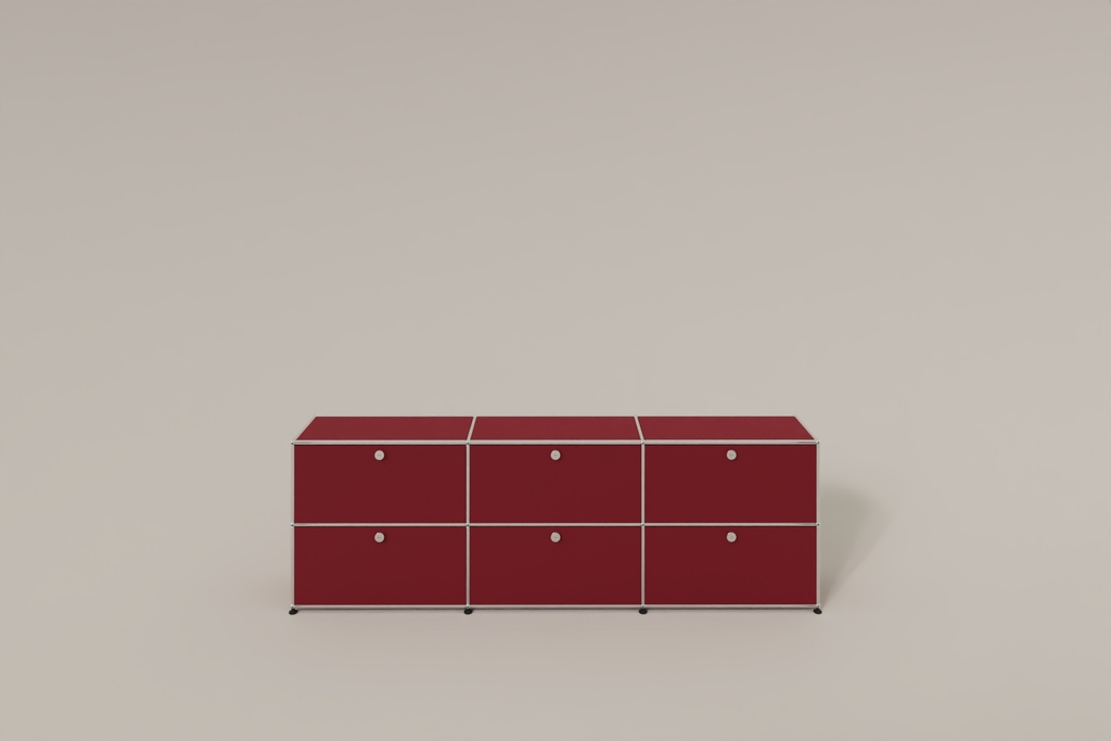 USM Haller Sideboard, mit 6 Klapptüren, von Paul Schärer & Fritz Haller Produktbild