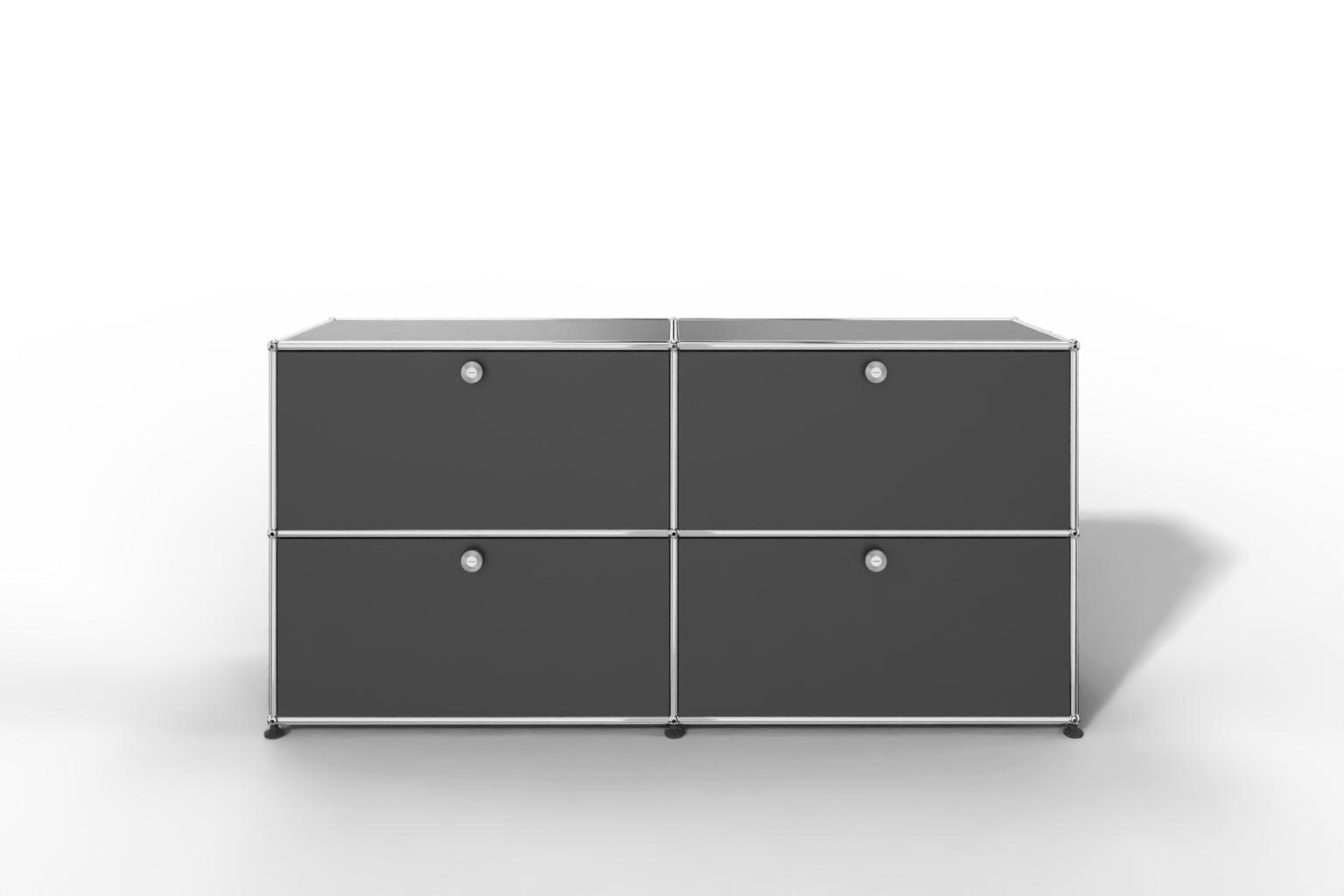 Farbe wählbar - USM Haller Sideboard, mit 4 Klapptüren Produktbild