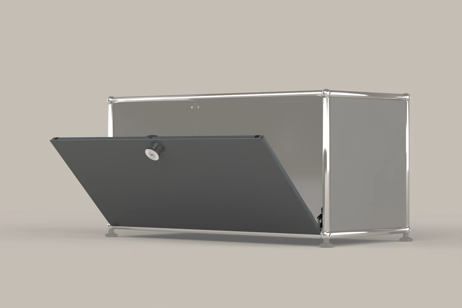 USM Haller Klapptüre, 750x350, komplettes Set Produktbild
