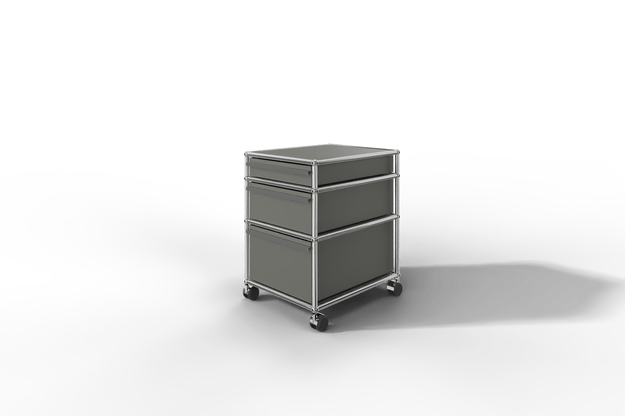 USM Haller Rollcontainer mit 3 Schüben, in 14 Farben konfigurierbar Produktbild