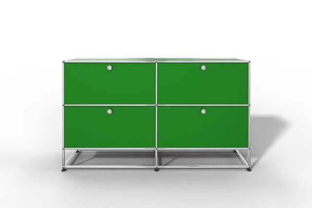 USM Haller Sideboard, mit 4 Klapptüren und Sockel von Paul Schärer & Fritz Haller