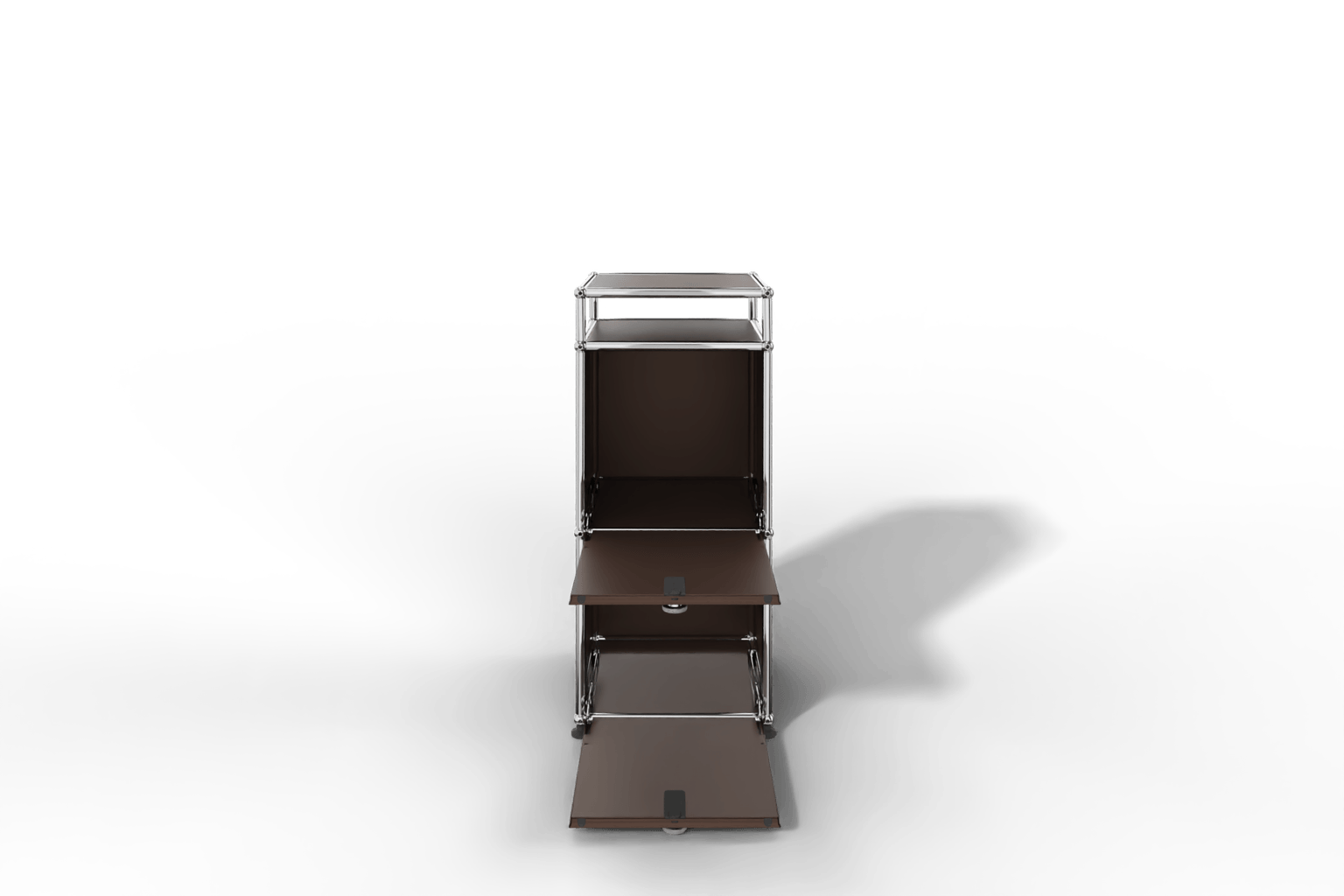Schmales Highboard mit 2 Klapptüren Produktbild