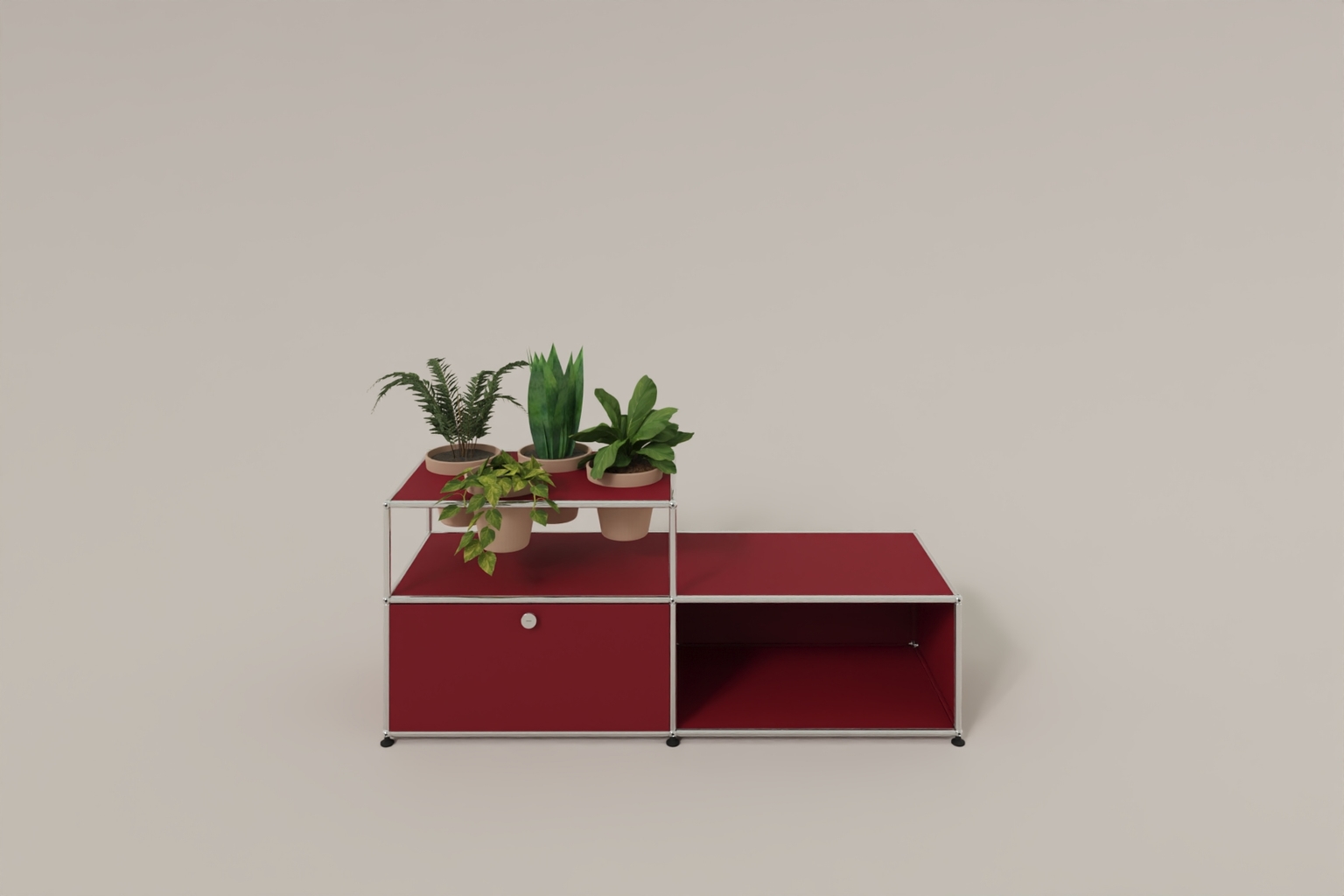 USM Haller Lowboard mit Pflanzeneinlage Produktbild