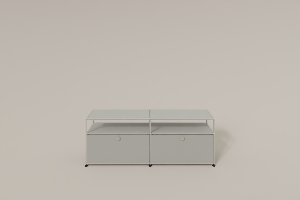 USM Haller Lowboard, mit 2 Klapptüren, von Paul Schärer & Fritz Haller Produktbild