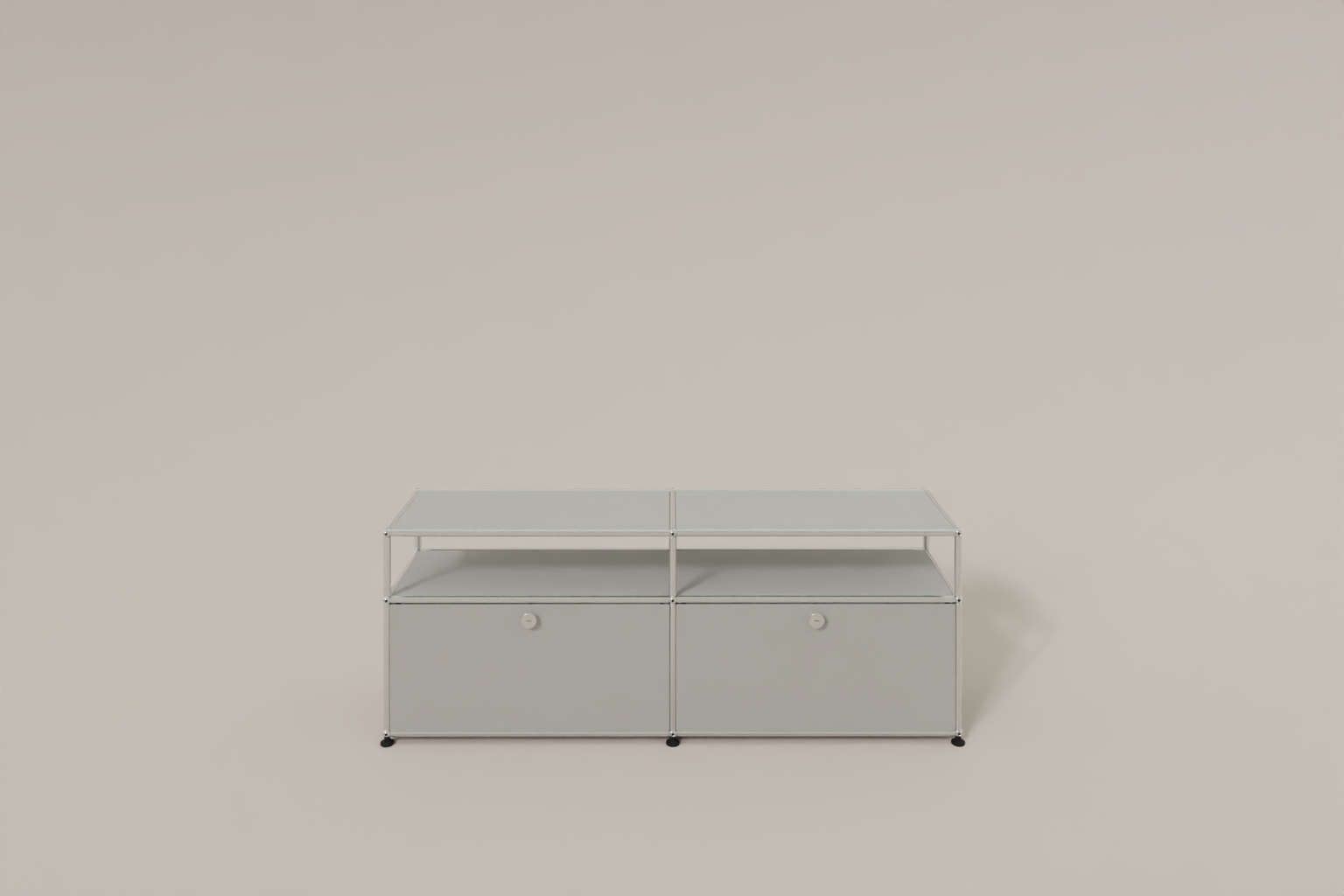USM Haller Lowboard, mit 2 Klapptüren, von Paul Schärer & Fritz Haller Produktbild