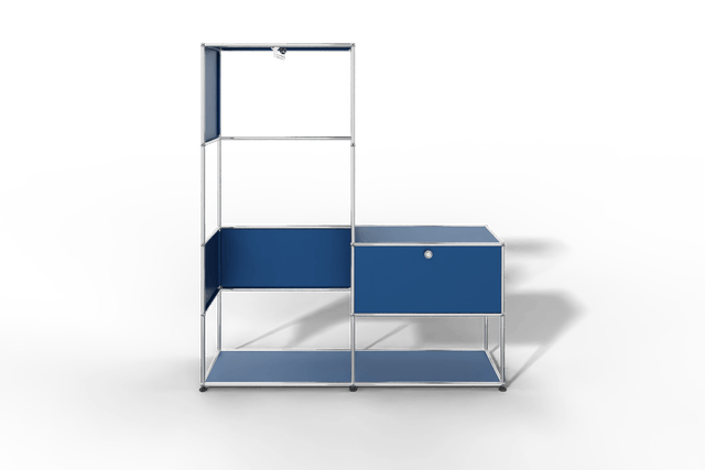 USM Haller Garderobe, 1500 mm breit, mit Klapptüre