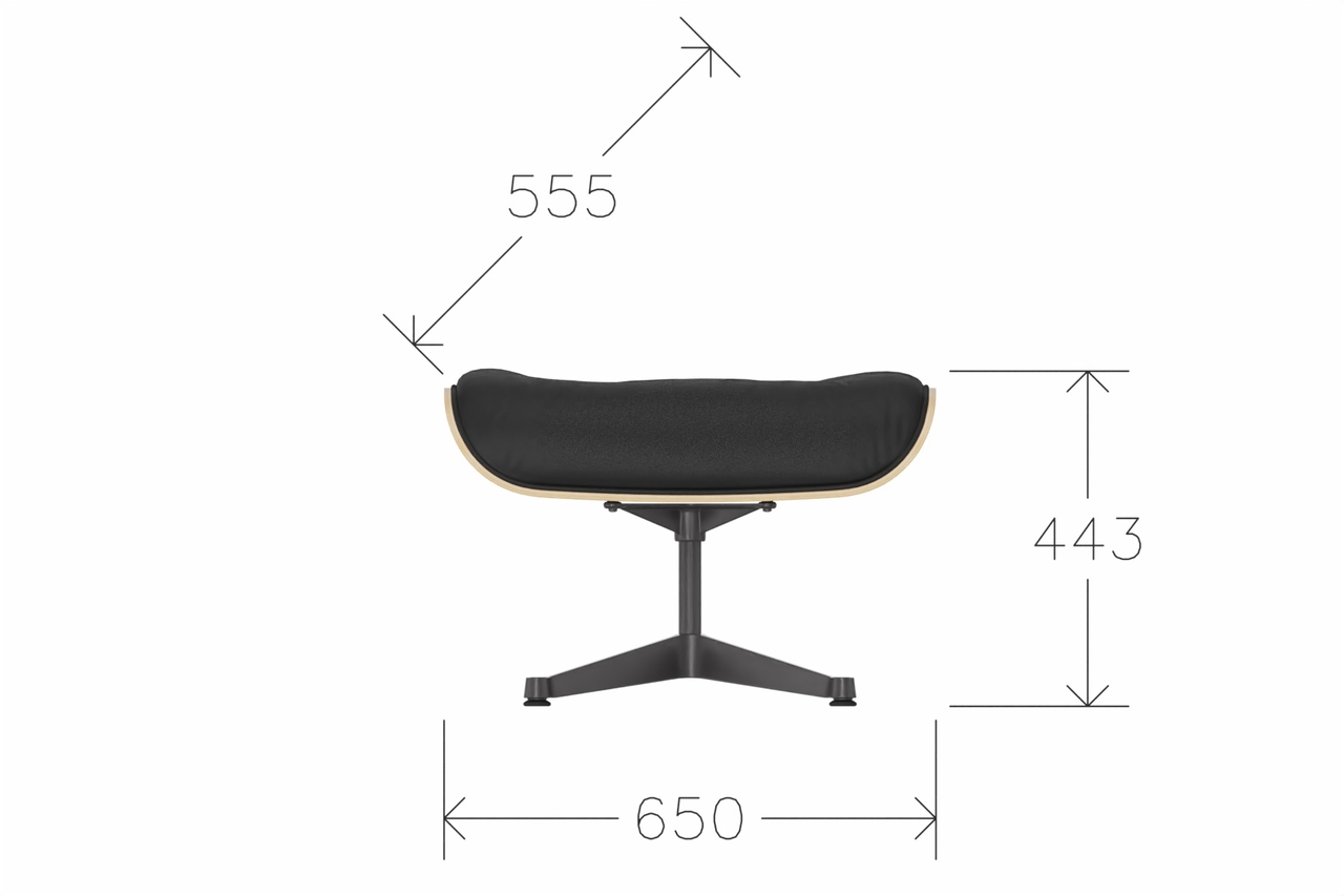Vitra Eames Lounge Chair XL & Ottoman - Ausstellungsstück Produktbild