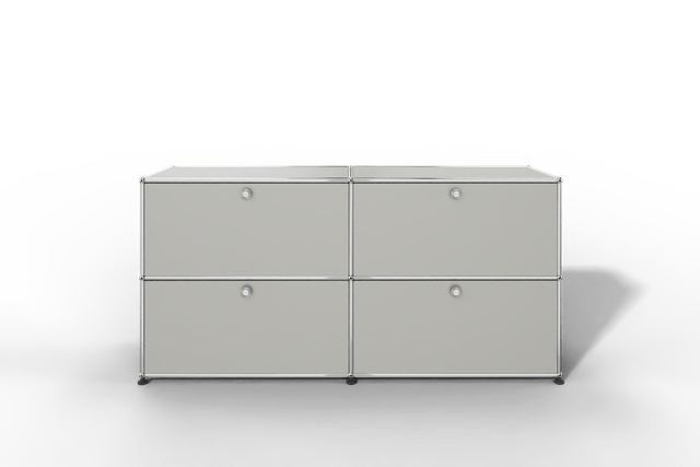 Farbe wählbar - USM Haller Sideboard, mit 4 Klapptüren