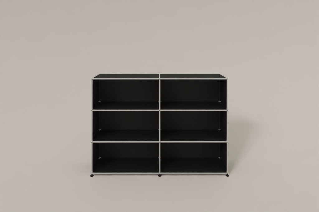 USM Haller Highboard mit 6 offenen Fächern in 14 Farben Produktbild