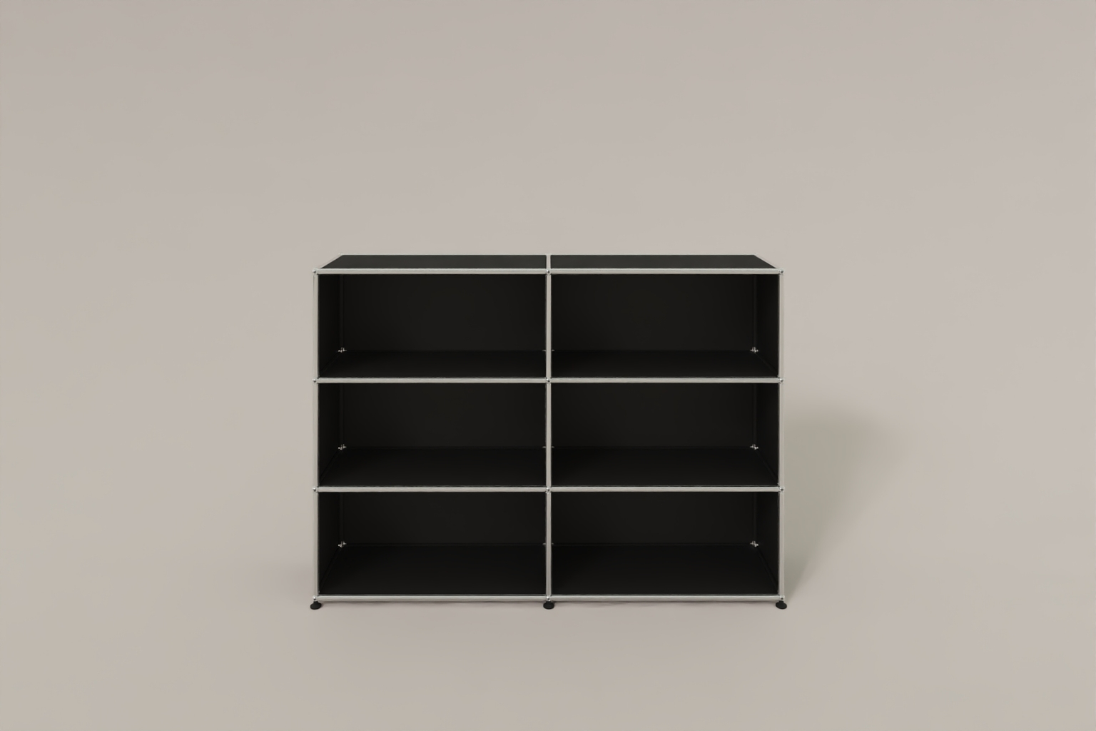 USM Haller Highboard mit 6 offenen Fächern in 14 Farben Produktbild