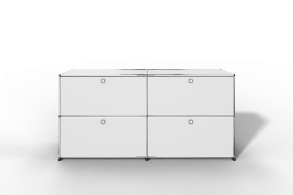 Farbe wählbar - USM Haller Sideboard, mit 4 Klapptüren Produktbild