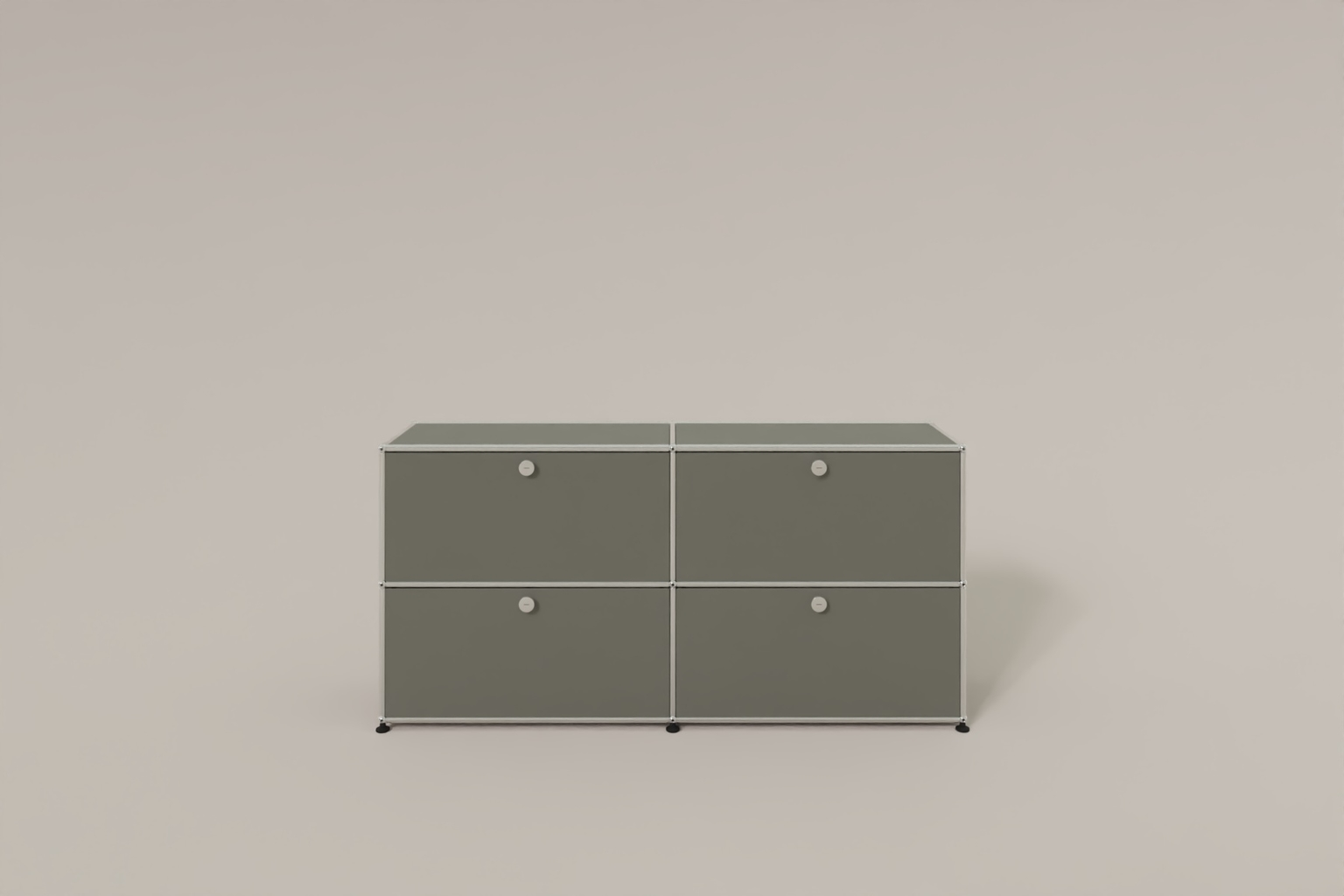 Farbe wählbar - USM Haller Sideboard, mit 4 Klapptüren Produktbild