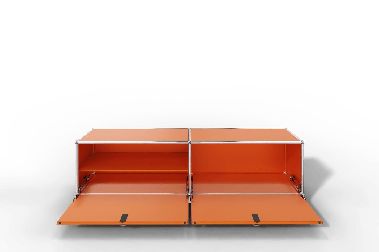 USM Haller Lowboard auf Rollen und mit 2 Klapptüren Produktbild