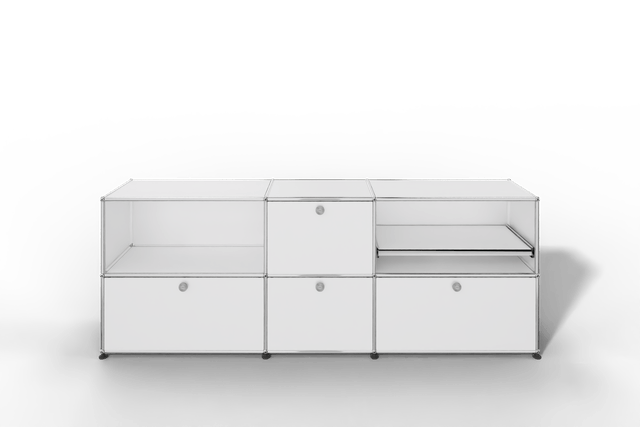 USM Haller Sideboard, 4 Klapptüren, 1 Ausziehtablar