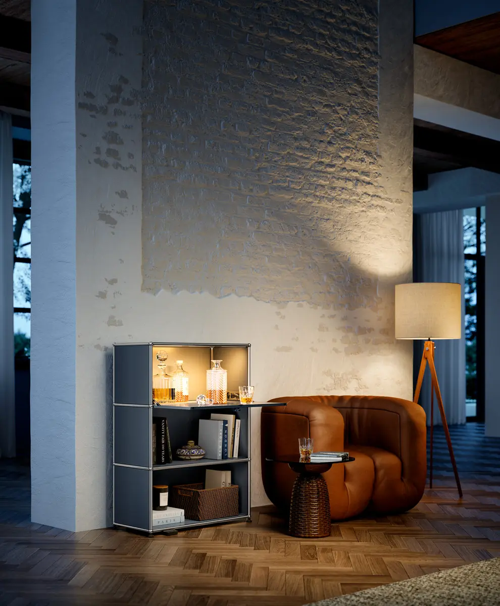 Edle Bar fürs Wohnzimmer