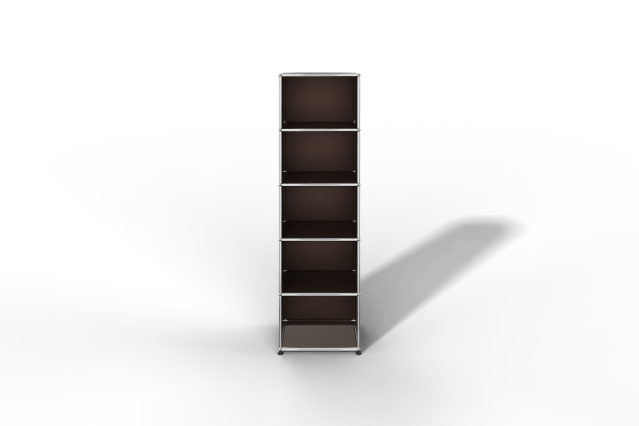 USM Haller Regal schmal mit 5 offenen Fächern Produktbild