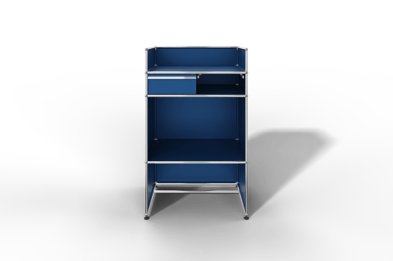 USM Haller Steharbeitsplatz mit Schubkasten A6 und Stifteinlage Produktbild