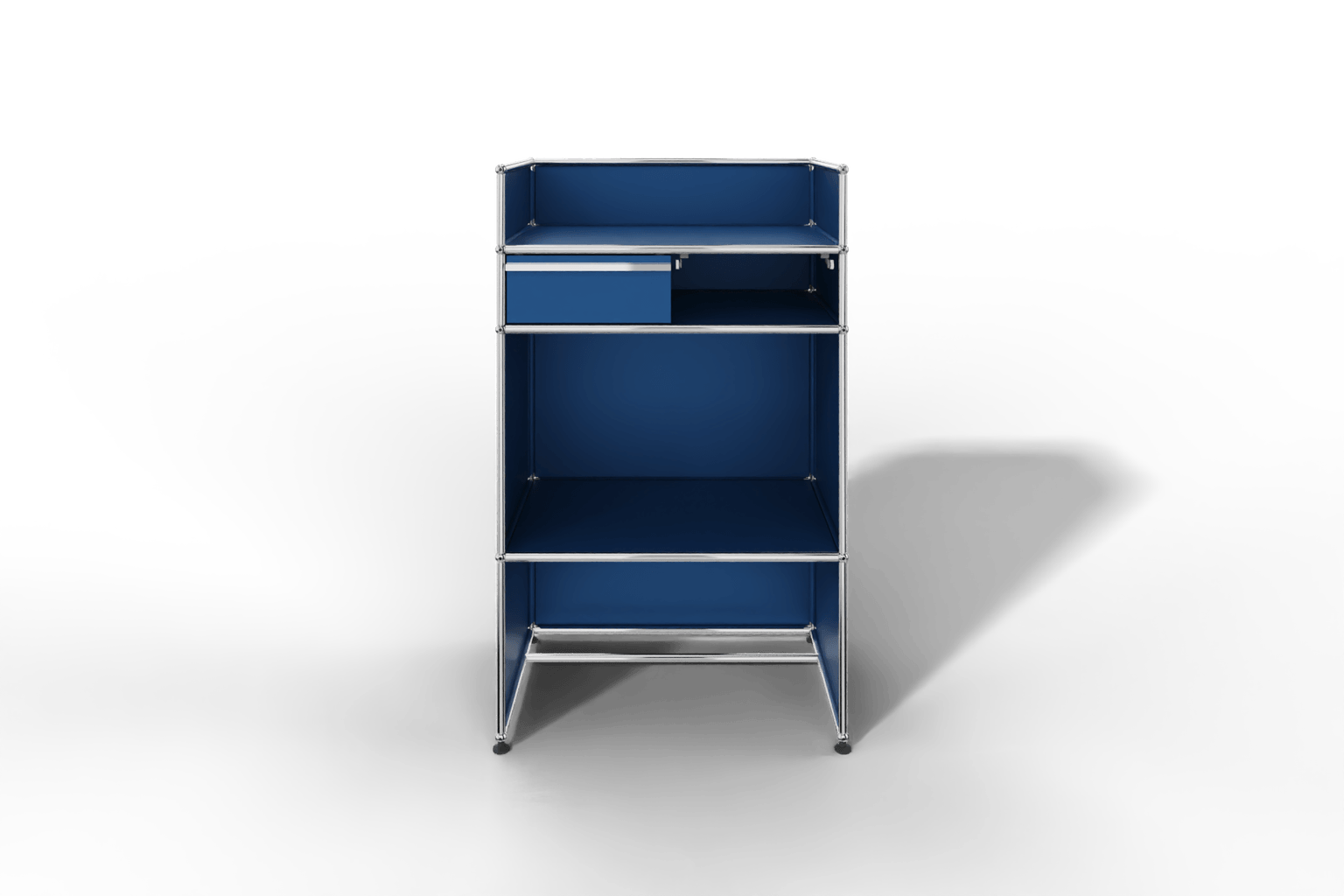 USM Haller Steharbeitsplatz mit Schubkasten A6 und Stifteinlage Produktbild