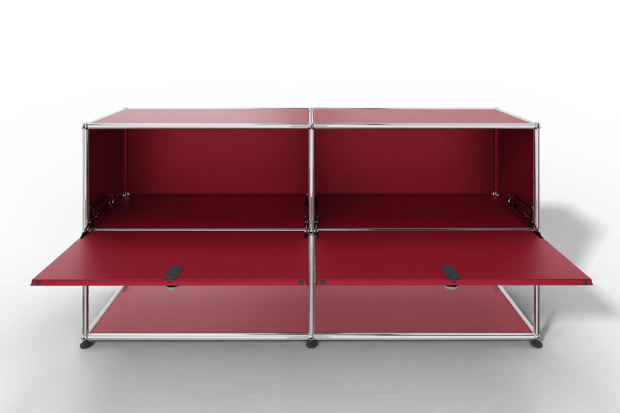 USM Haller Sideboard, 2 Klapptüren, untere Ebene offen Produktbild