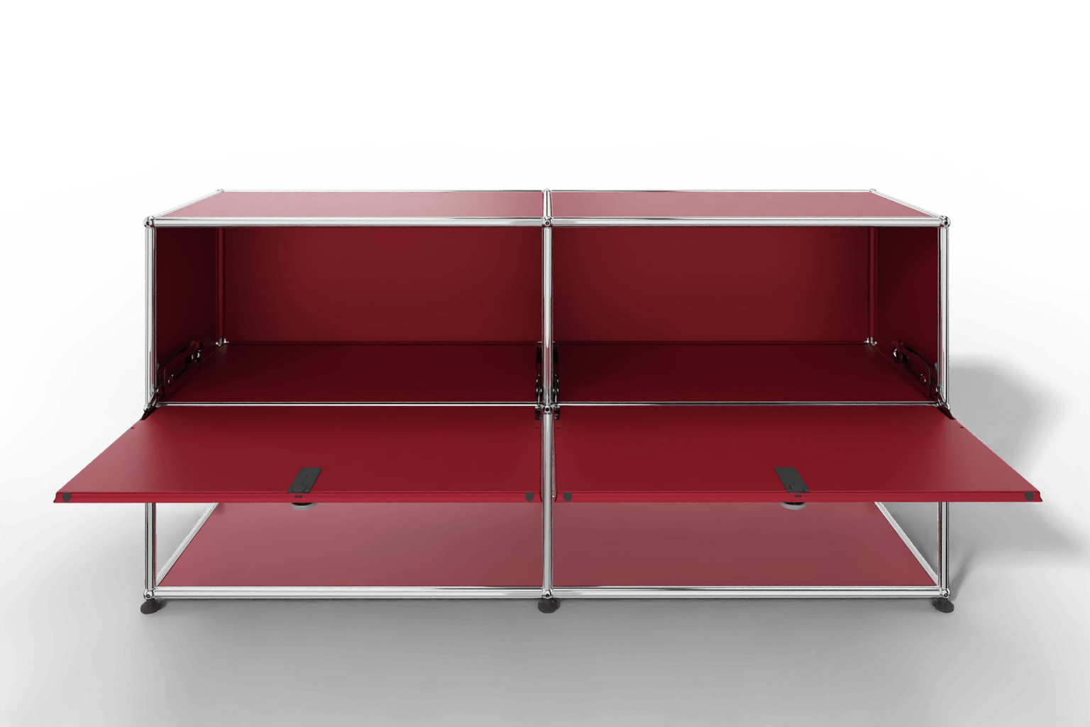 USM Haller Sideboard, 2 Klapptüren, untere Ebene offen Produktbild