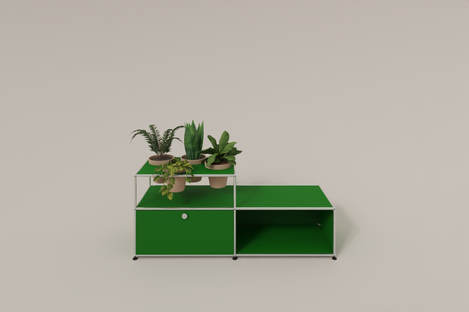 USM Haller Lowboard mit Pflanzeneinlage Produktbild