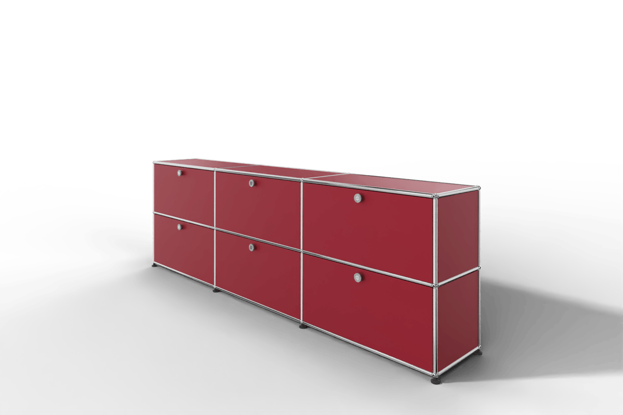 USM Haller Sideboard, mit 6 Klapptüren, von Paul Schärer & Fritz Haller Produktbild