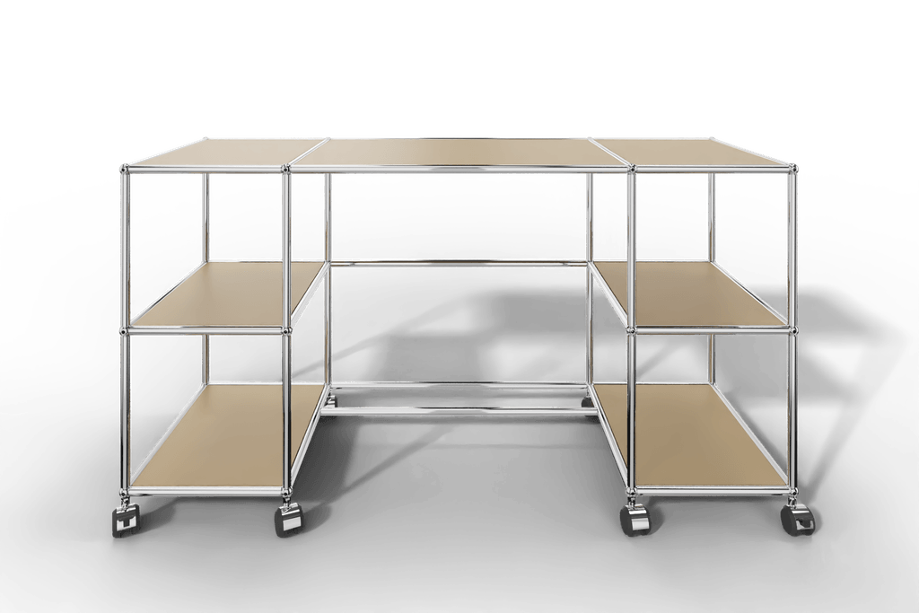 Arbeitsplatz mit offenen Elementen