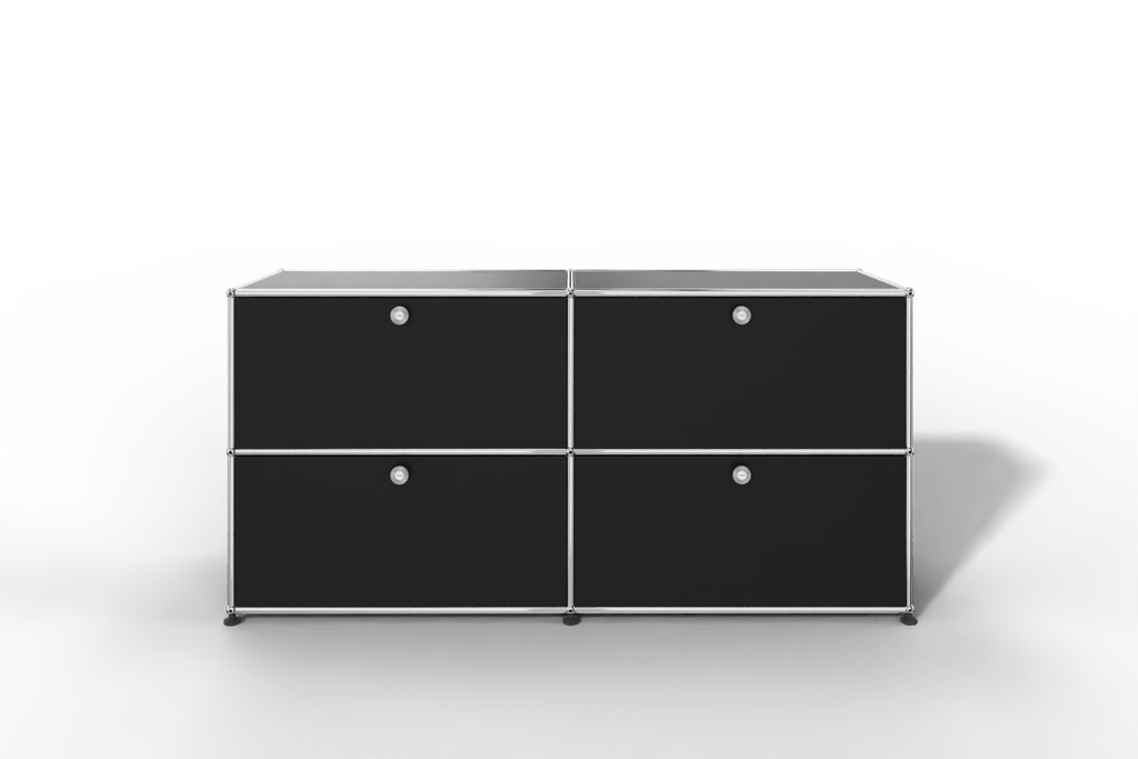 Farbe wählbar - USM Haller Sideboard, mit 4 Klapptüren Produktbild
