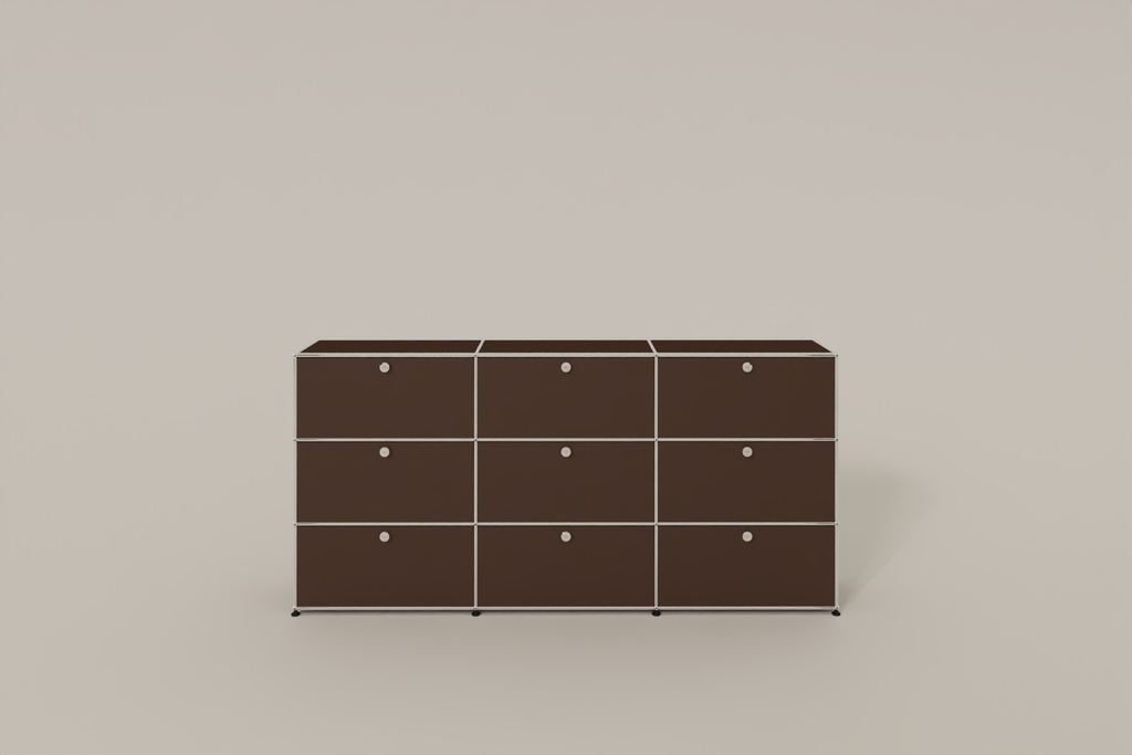 USM Haller Highboard mit 9 Klapptüren