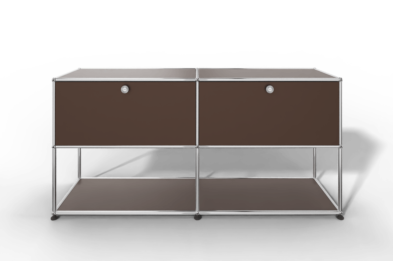 USM Haller Sideboard, 2 Klapptüren, untere Ebene offen Produktbild
