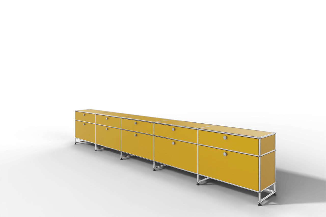 USM Haller Sideboard, 10 Klapptüren, Beige Produktbild
