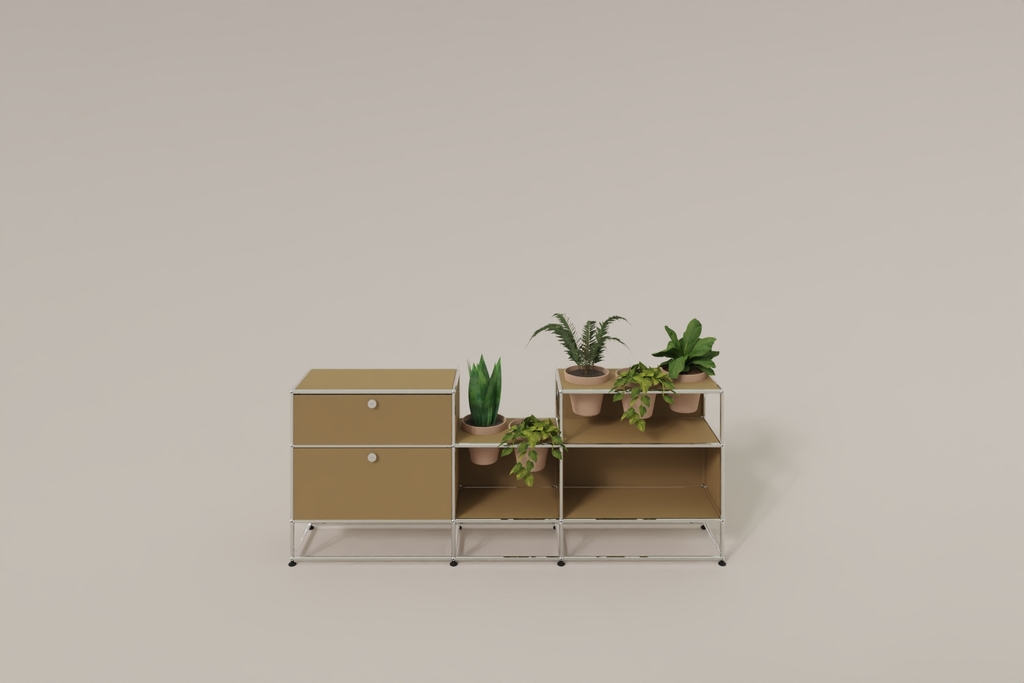 USM Haller Sideboard mit Pflanzeneinlage Produktbild