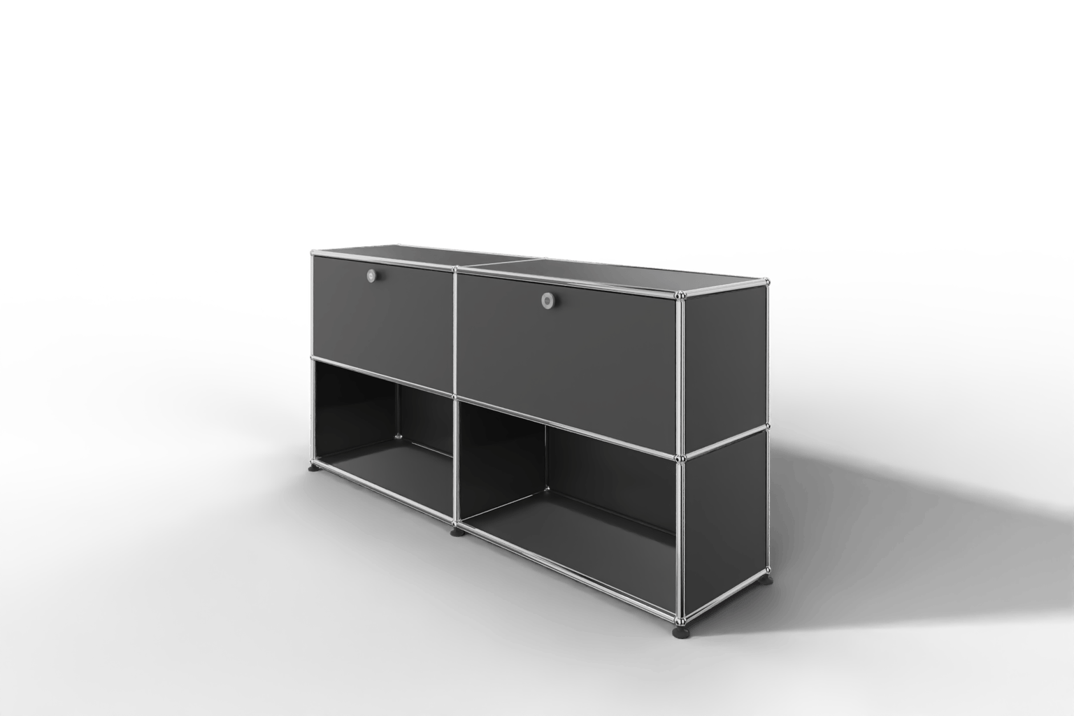 USM Haller Sideboard 4 Elemente mit 2 Klapptüren oben Produktbild