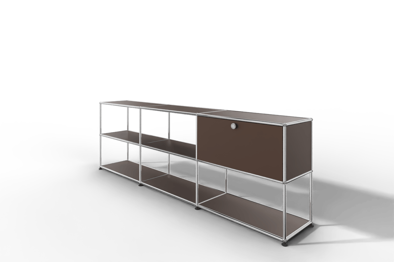 USM Haller Sideboard offen mit einer Klapptüre Produktbild