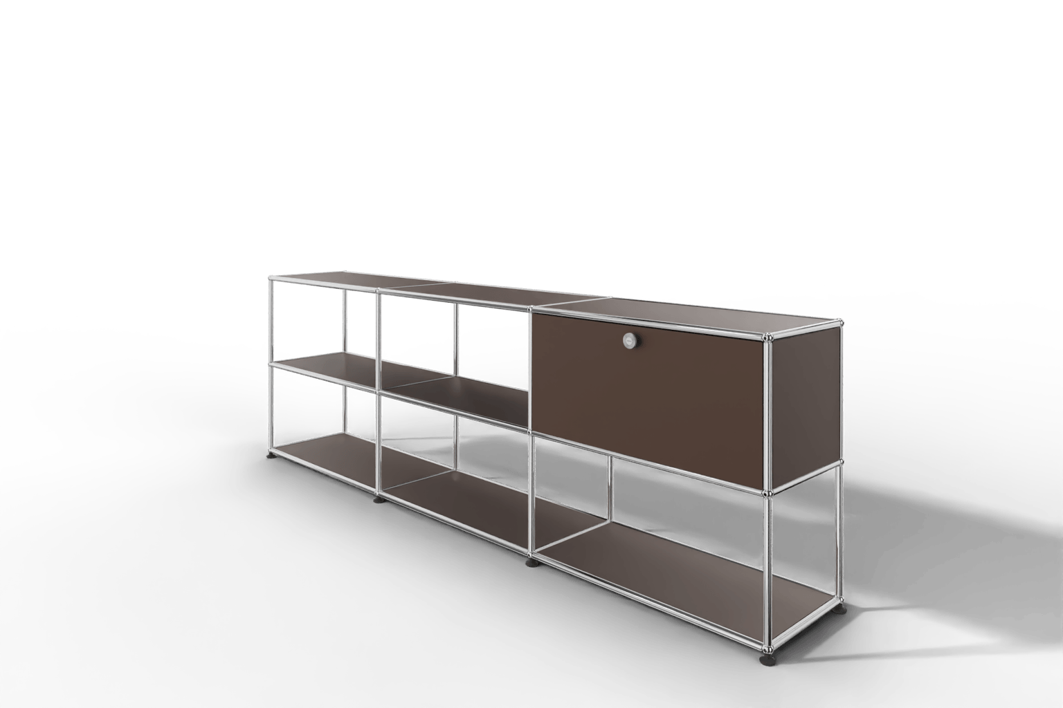 USM Haller Sideboard offen mit einer Klapptüre Produktbild
