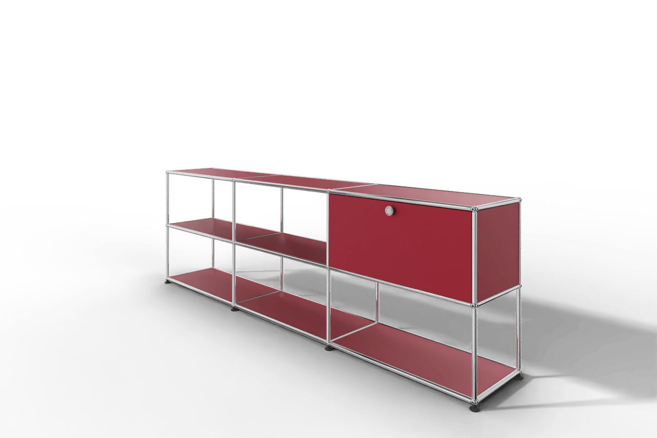 USM Haller Sideboard offen mit einer Klapptüre Produktbild